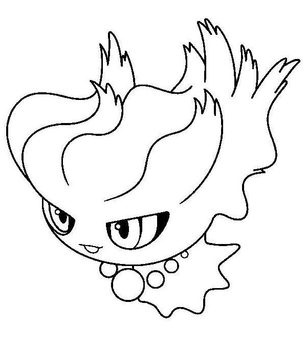 coloriage pokemon feuforeve